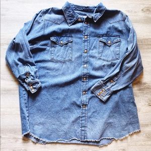 ASOS Oversized Denim Shacket
